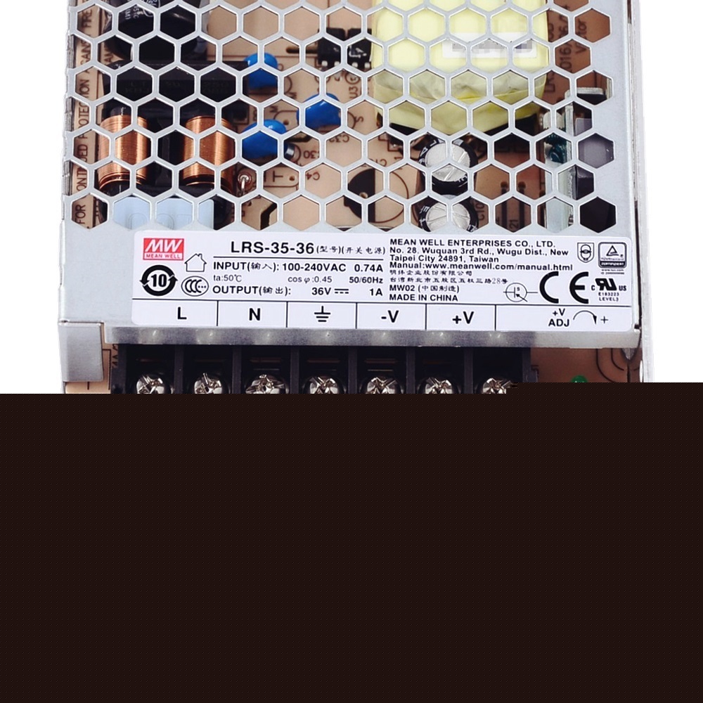 ******明緯電源LRS-35-36 35W直流36V開關電源 三年質保